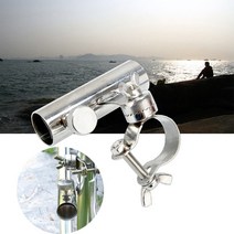 돌돔받침대 낚시 의자 마운트 브래킷 이동식 360도 스테인레스 스틸 액세서리 조절 가능한 폴 브래킷 낚싯대 홀더
