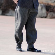 [9509] (남) 아리 60수 누비 3피스 생활한복 / 겨울 팬츠 거사님 남자 남성 한복 개량한복 수련복 법복 절복 승복 템플스테이 지장사