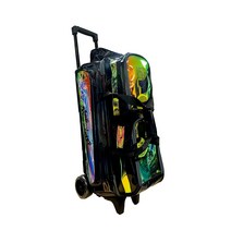 햄머 3볼백 레인보우 홀로그램 볼링가방, 블랙