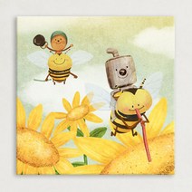 아트박스/꾸밈 iw655-깡통로봇과나무인형의상상나라_노프레임, 4타입