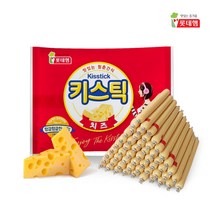 롯데제과 청춘간식 체다치즈맛 키스틱 40개 15g 총600g, 15gx40개, 1개