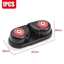 보트 엔진 부품 검정색 알루마이트 알루미늄 캠 클리트 해양 링 요트 카약 카누 딩기 액세서리, CHINA, 85x30cm 1pcs