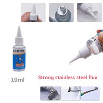 10ml 무독성 스테인레스 스틸 플럭스 납땜 니켈 구리 액체 솔더 강력한 접착식 용접 다기능 금속 솔더, 02 1pc_01 10ml