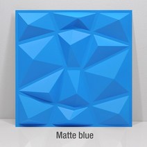 롱브릭타일 접착식파벽돌 파벽돌 장식 3D 벽면 다이아몬드 디자인 30x30cm 3d 벽 스티커 벽지 벽화 타일 패, 03 Matte blue