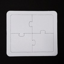 만들기자랑사각4조각/종이퍼즐/퍼즐만들기/사각퍼즐/만들기재료, 종이퍼즐, 사각4