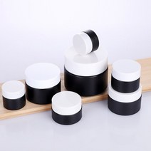캔들만들기재료 캔들유리용기 소이캔들만들기 DIY빈유리 병 5g 10g 50g 미니 냄비 매트 블랙 화장품 페이, 01 white lid_02 10g