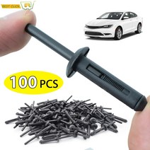 지프 랭글러 용품 100X 플라스틱 리벳 클립 범퍼 펜더 리테이너 패스너를 들어 포드 GM 크라이슬러 지프 랭, 한개옵션0