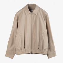 [킨록바이] 오버핏 트러커 블루종 (베이지) (CFU04L0M0)