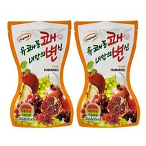 유쾌통쾌 내안의 변신 90ml 2개 과채음료 식이섬유 푸룬과실 석류
