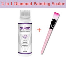 퍼즐 120ML/240ML 다이아몬드 페인팅 실러 5D 아트 접착제 영구 홀드 & 샤인 효과 퍼즐, 01 Sealer Glue, 02 120ML