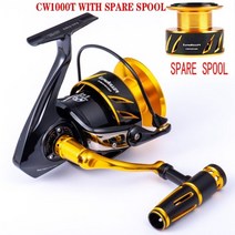 Lurekiller 새로운 도착 풀 메탈 T-바 파워 핸들 스피닝 지깅 릴 솔티스트 CW10000 바다 낚시 릴 35kgs 드래그 파워, CW10000 2 스풀