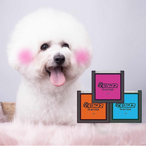 강아지 고양이 볼터치 미용 반려동물 헤어초크 블러셔, 오렌지