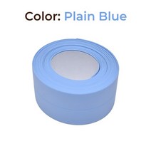 씰링 스트립 욕실 샤워 싱크 bath caulk tape white pvc self adhesive 방수 벽 테이프 new for 욕실 주방, 일반 파란색, 3.2mx3.8cm