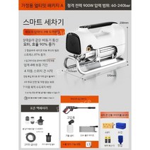 프리미엄 고압 세차기 휴대용 전동 인덕션 모터, 4