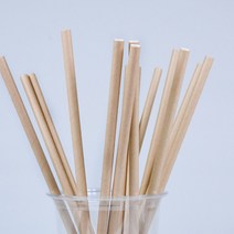 대성산업 크라프트 종이 스트로우 7 x 250 mm, 1개, 250개입