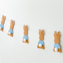 [자체제작] 피터래빗 토끼 가랜드 - Peter Rabbit Paper Garland