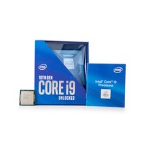 박스 인텔 코어10세대 정품 i9-10900K CPU (코멧레이크 LGA1200 쿨러미포함), 1개, 선택하세요