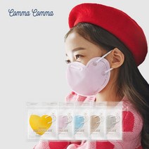 [본사] 공산품 꼼마꼼마 하트마스크 소형 5매X5set(25매), 02.하트마스크 소형 베이비핑크 5매X5set