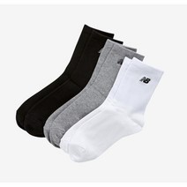 뉴발란스 WOMEN 논파일 기본양말 3PACK NBGEDAB225