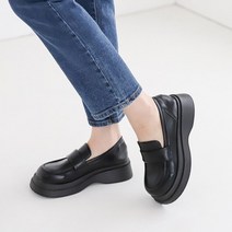 파라노말샵 [파라노말샵]지나 통굽 로퍼(굽4cm)