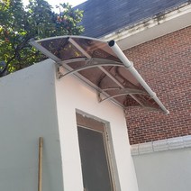 550X8400 고정식어닝 DIY차양 렉산색상 주차장비가림 테라스파고라 폴리카보네이트, 그린, 그레이, 블랙