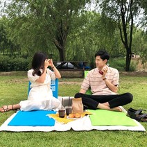낚시 캠핑 바캉스 낚시 공원 한강 의자 유아 텐트 매트 피크닉, (02) 등받이의자(블루)