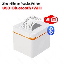 58mm usb wifi 블루투스 열 영수증 pos 프린터 bill wireless android windows maker for retail store connect cash, wh usb bt 와이파이, 나는 플러그