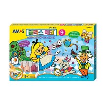 달인의쇼핑 글라스데코9 19색 스티커물감, 혼합색상