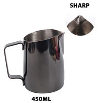 밀크저그 스팀피쳐 스테인레스 스틸 우유 거품 피처 에스프레소 스팀 커피 바리스타 공예 라떼 카푸치노 크림 컵 주전자, 9.I