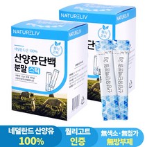 네덜란드 산양유 100% 단백질 분말 스틱 30포 퀄리고트 인증 제품, 60g, 2개