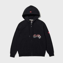 스타일 뉴스 그래픽 집업 후디 블랙 CA22SHD410BLK