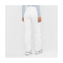 살로몬 스키복 바지 보드복 NWT Salomon The Brilliant Pant White 여성 Medium Snow Ski Snowboard
