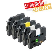 브라더 PT-P300BT PT-D600 PT-P700 PT-P900W PT-D200 라벨지 라벨테이프 라벨프린터기 호환, 금색바탕/검정글자 (TZe-851), 24mm
