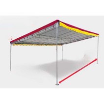 주차장 텐트 야외 간이 차고지 캐노피 행사용 천막, 4mx5m (비계+지붕보) 다리 4개