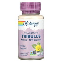 솔라레이 트리뷸러스 열매 추출물 450 mg 베지 캡슐 60정