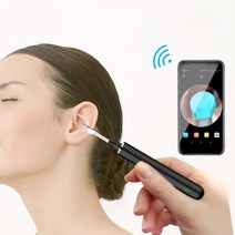 홈기크 내시경 카메라 귀이개 무선 WIFI 1080P 스마트 귀청소기, 그린