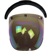 스냅 바이저Tickas 빌트웰 용 3 버블 스타일 방패 바이저 그린고 amp 보난자 오토바이 헬멧, [03] colorful