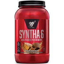 BSN 신타6 단백질 파우더 SYNTHA6 웨이프로틴 초콜릿케이크맛 2.27kg 48회분, 1개, 28 Servings + 초콜릿 땅콩 버터