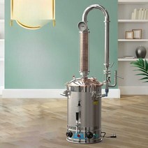 허브 오일 추출기 에센셜 순수 도구 한약 기계 스텐, 고급 버전 - 20L 크리스탈 타워