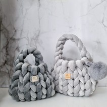 벨벳 자이언트얀 빅얀 루피망고실 왕모찌실 가방 DIY 핑거니팅 20색상, 패브릭얀 1kg, 민트