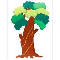유치원 새학기환경구성 봄환경판 큰 나무 코르크 게시판