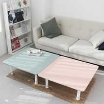 로아공방 비스포크 접이식 테이블 1000x800, 4단연결다리, 다크그린