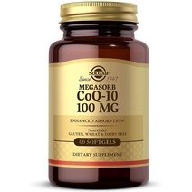 USA 직구 Solgar 메가저브 코큐텐 100mg Best Value 60Softgel 1PACK, 수량, 상세참조