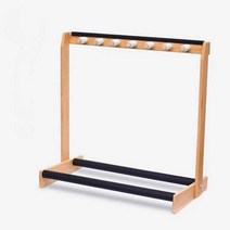 통기타 받침대 스탠드 거치대 일렉 악기 걸이 행거, 원목 기타 랙 2개 그룹