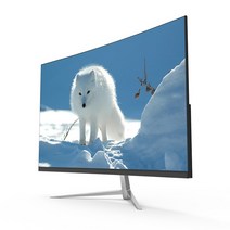 24인치모니터 포터블모니터 JSHIX-32 인치 게임 곡선 모니터 75Hz FHD 1080p 평면 디스플레이 IPS 전체 화, Black Curved