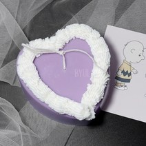 라운드 하트 금형 몰드 1구 케이크 디저트 캔들 만들기 비누 DIY 재료