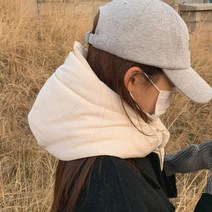 패딩 보넷 후드 바라클라바 두꺼운 방한 모자 넥워머 목토시 패딩발라클라바, 네이비