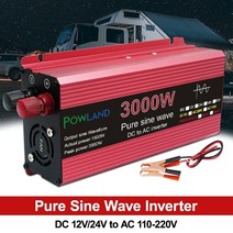 순수 사인파 인버터 3000w 2200w 1600w 1000w DC 12v 24v AC 110v220v 전압 변압기 전력 변환기 태양광 인버터, 220-230v 50헤르츠