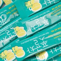 과육이 듬뿍 들은 맛있는 제주 풋귤청 스틱 15개