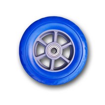 핸드카 발포 바퀴 우레탄 캐스터 에어 바퀴 수레 리어카 구르마 통 무소음 고무 고하중, 선택1. 8인치흑발포